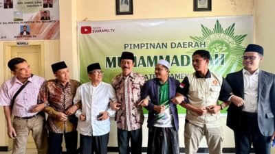 Silaturahmi, Bapaslon Tauhid Janji Jadikan Muhammadiyah Mitra Aktif Pemerintah Jika Terpilih